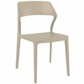 Siesta Snow Dining Chair Dove Gray, 2PK ISP092-DVR